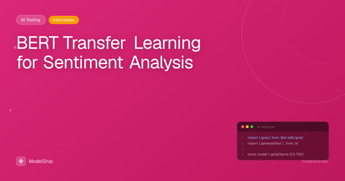 BERT Transfer Learning for Sentiment Analysis