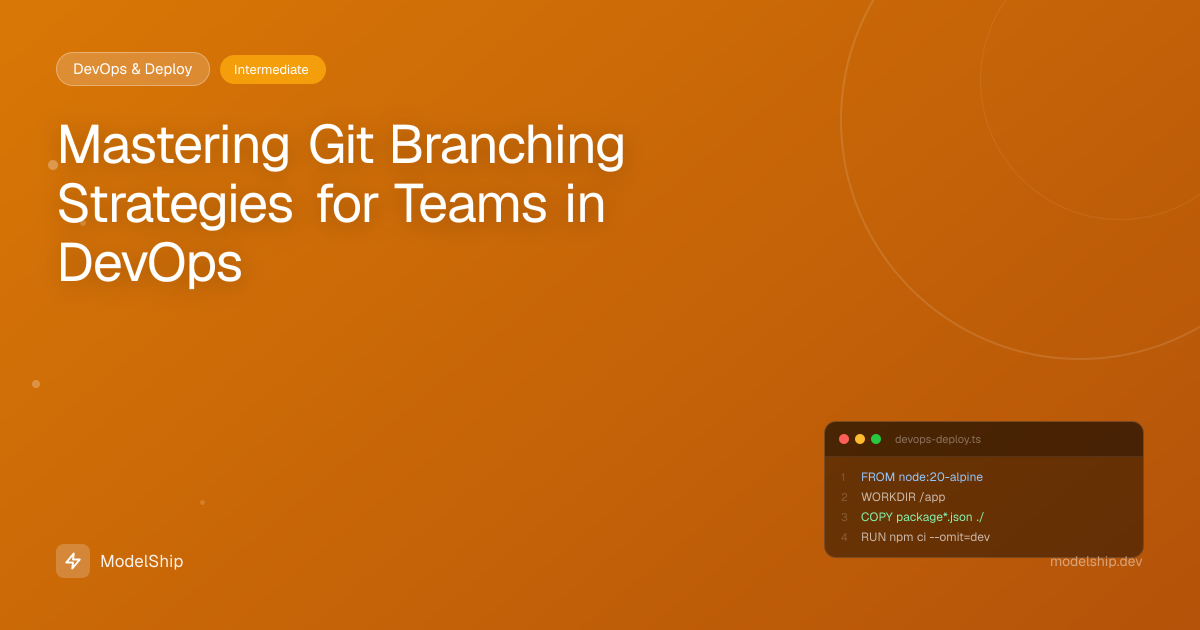 Mastering Git Branching Strategies for Teams in DevOps