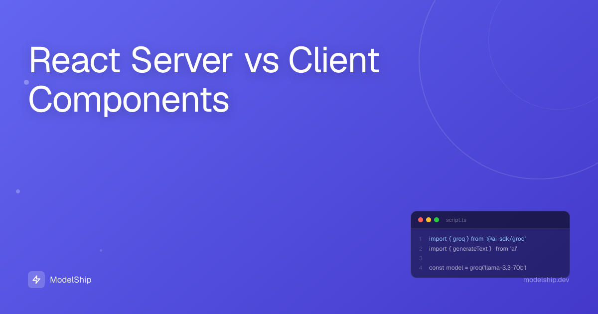React Server vs Client Components