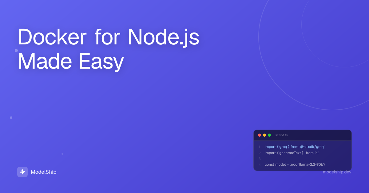 Docker for Node.js Made Easy